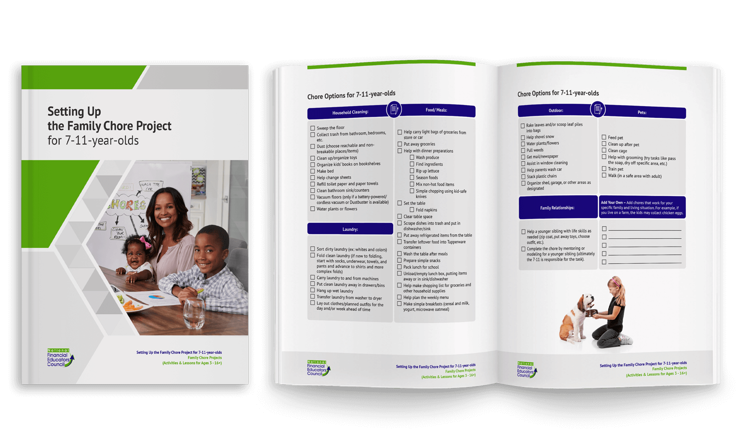 Family Finance materials speakers share through the  Nebraska Financial Educators Council